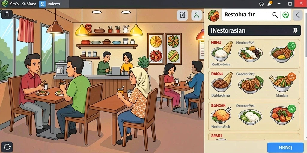 Tangkapan layar menunjukkan upgrade karakter yang menarik dan dinamis.