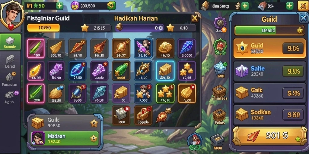 Tantangan harian yang mengasyikkan.
