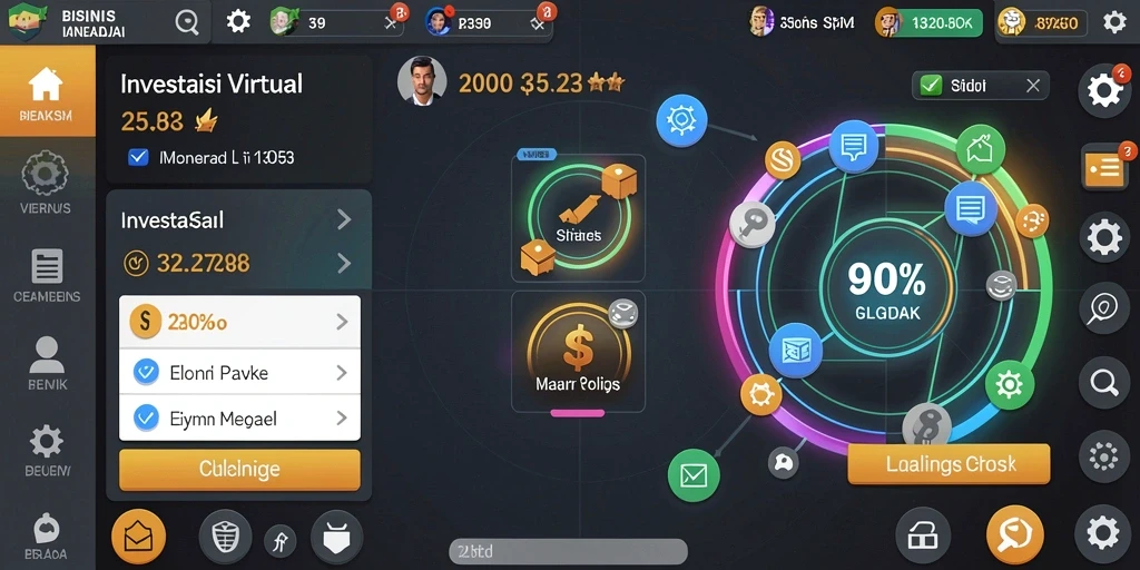 Screenshot ini memperlihatkan fitur multiplayer yang seru.